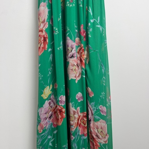Yumi Kim Tracey Green Floral Maxi Dress Size XS Sold Out  - FLAW - Picture 10 of 16